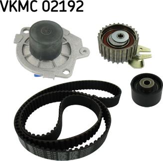 SKF VKMC 02192 - Водяной насос + комплект зубчатого ремня ГРМ autospares.lv