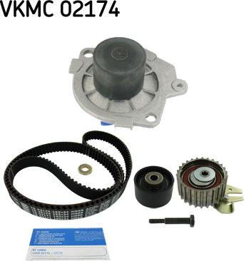 SKF VKMC 02174 - Водяной насос + комплект зубчатого ремня ГРМ autospares.lv