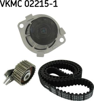 SKF VKMC 02215-1 - Водяной насос + комплект зубчатого ремня ГРМ autospares.lv