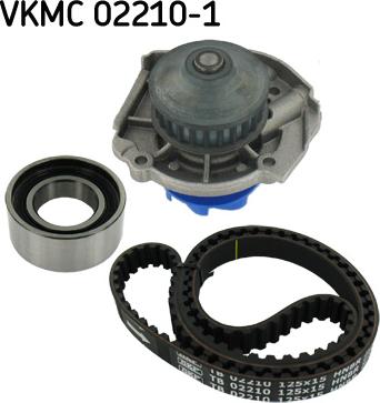 SKF VKMC 02210-1 - Водяной насос + комплект зубчатого ремня ГРМ autospares.lv