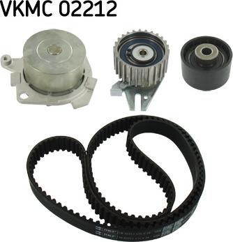 SKF VKMC 02212 - Водяной насос + комплект зубчатого ремня ГРМ autospares.lv