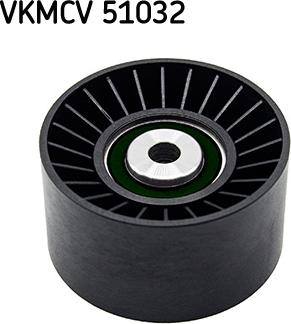 SKF VKMCV 51032 - Ролик, поликлиновый ремень autospares.lv