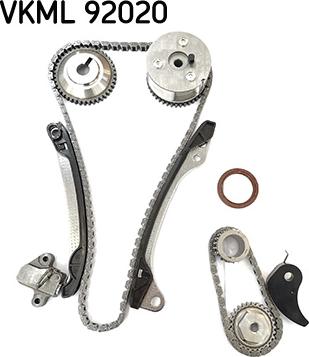 SKF VKML 92020 - Комплект цепи привода распредвала autospares.lv