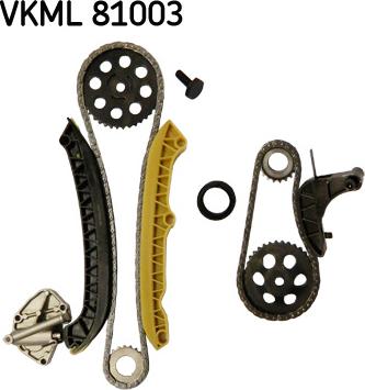 SKF VKML 81003 - Комплект цепи привода распредвала autospares.lv