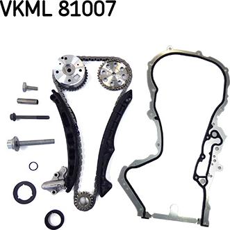 SKF VKML 81007 - Комплект цепи привода распредвала autospares.lv