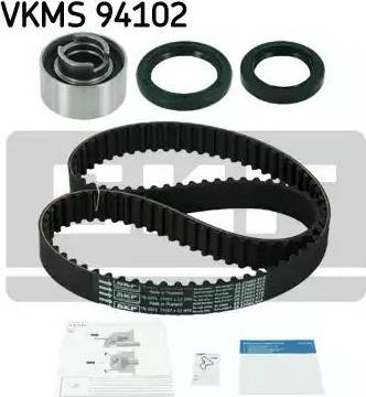 SKF VKMS 94102 - Комплект зубчатого ремня ГРМ autospares.lv