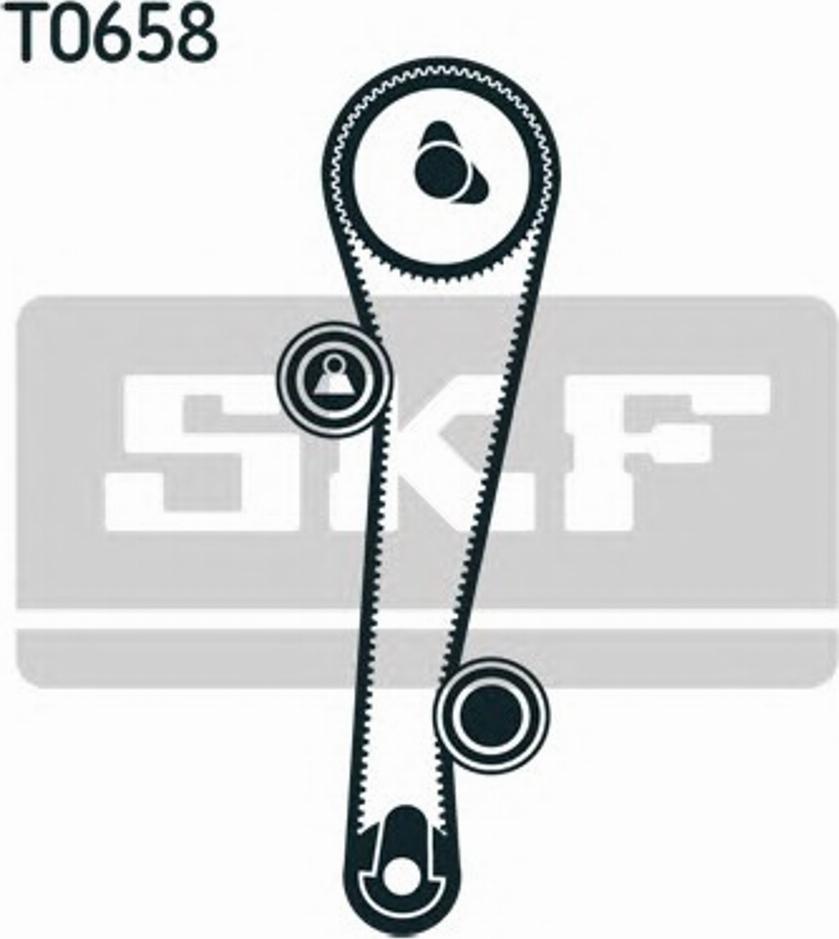 SKF VKMS 95655 - Комплект зубчатого ремня ГРМ autospares.lv