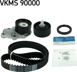 SKF VKMS 90000 - Комплект зубчатого ремня ГРМ autospares.lv