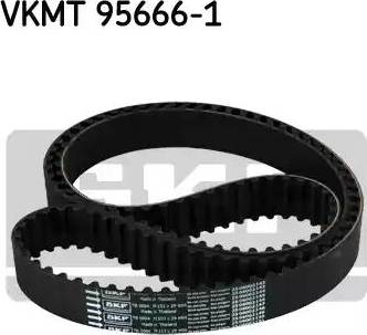 SKF VKMT 95666-1 - Зубчатый ремень ГРМ autospares.lv