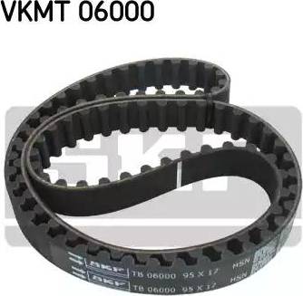 SKF VKMT 06000 - Зубчатый ремень ГРМ autospares.lv