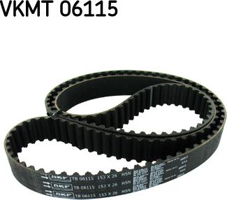 SKF VKMT 06115 - Зубчатый ремень ГРМ autospares.lv