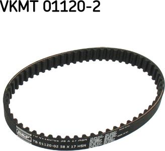 SKF VKMT 01120-2 - Зубчатый ремень ГРМ autospares.lv