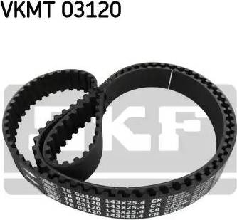 SKF VKMT 03120 - Зубчатый ремень ГРМ autospares.lv