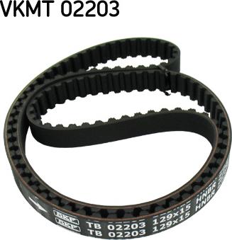 SKF VKMT 02203 - Зубчатый ремень ГРМ autospares.lv