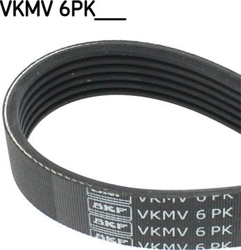 SKF VKMV 6PK1735 - Поликлиновой ремень autospares.lv