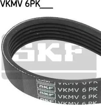 SKF VKMV 6PK1649 - Поликлиновой ремень autospares.lv