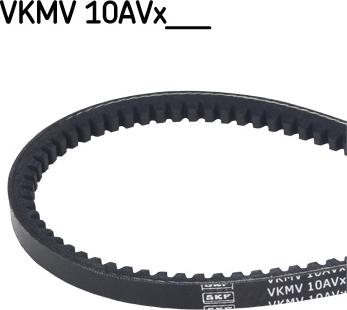 SKF VKMV 10AVx940 - Клиновой ремень, поперечные рёбра autospares.lv