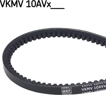 SKF VKMV 10AVx980 - Клиновой ремень, поперечные рёбра autospares.lv