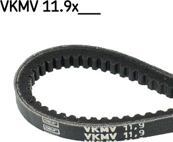 SKF VKMV 11.9x710 - Клиновой ремень, поперечные рёбра autospares.lv