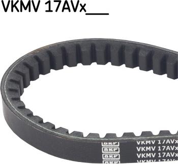 SKF VKMV 17AVx1085 - Клиновой ремень, поперечные рёбра autospares.lv