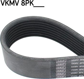 SKF VKMV 8PK1478 - Поликлиновой ремень autospares.lv