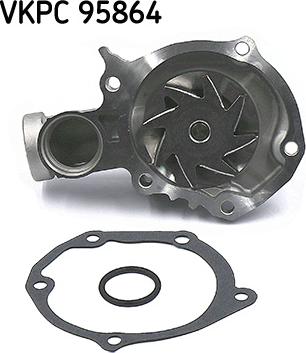 SKF VKPC 95864 - Водяной насос autospares.lv