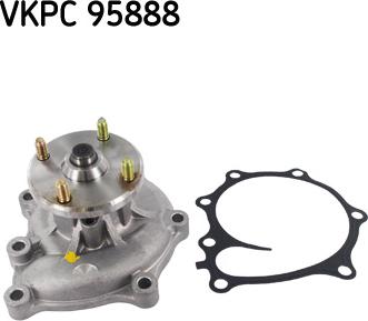 SKF VKPC 95888 - Водяной насос autospares.lv