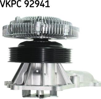 SKF VKPC 92941 - Водяной насос autospares.lv