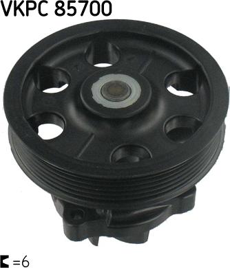 SKF VKPC 85700 - Водяной насос autospares.lv