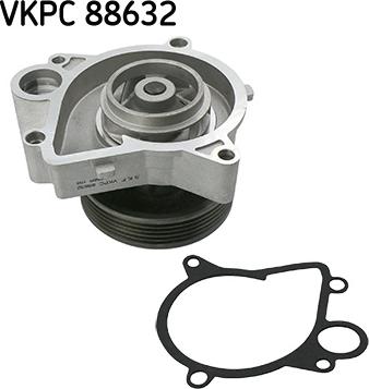 SKF VKPC 88632 - Водяной насос autospares.lv