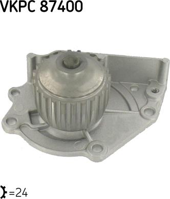 SKF VKPC 87400 - Водяной насос autospares.lv