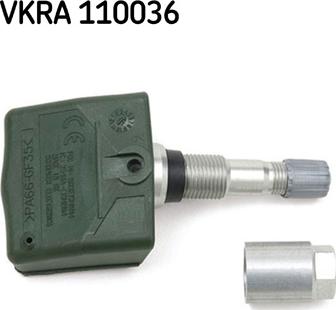 SKF VKRA 110036 - Датчик давления в шинах autospares.lv