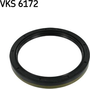 SKF VKS 6172 - Уплотняющее кольцо вала, подшипник ступицы колеса autospares.lv