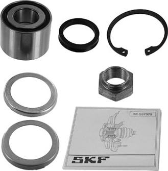 SKF Brazil VKBA 961 - Подшипник ступицы колеса, комплект autospares.lv