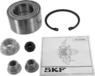 SKF Brazil VKBA 3455 - Подшипник ступицы колеса, комплект autospares.lv