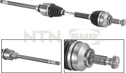 SNR DK59.002 - Приводной вал autospares.lv