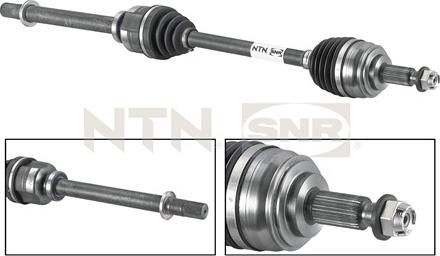 SNR DK55.043 - Приводной вал autospares.lv