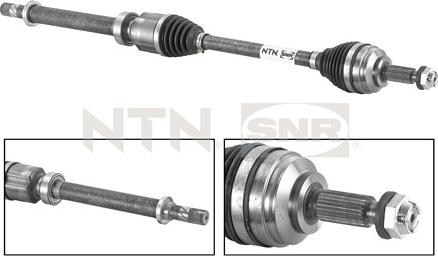 SNR DK55.052 - Приводной вал autospares.lv