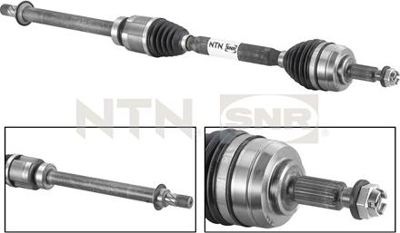 SNR DK55.067 - Приводной вал autospares.lv