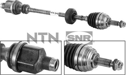 SNR DK55.008 - Приводной вал autospares.lv