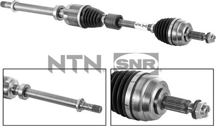 SNR DK55.017 - Приводной вал autospares.lv