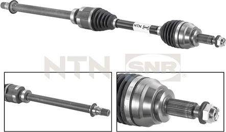 SNR DK55.033 - Приводной вал autospares.lv