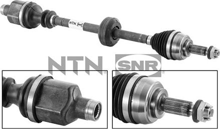 SNR DK55.155 - Приводной вал autospares.lv