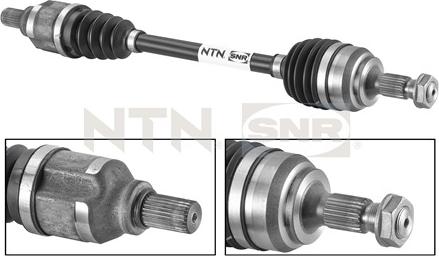 SNR DK66.004 - Приводной вал autospares.lv