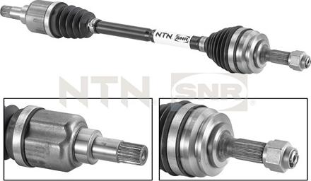 SNR DK66.001 - Приводной вал autospares.lv