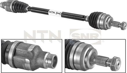 SNR DK66.003 - Приводной вал autospares.lv