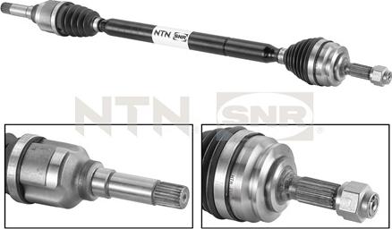 SNR DK66.002 - Приводной вал autospares.lv