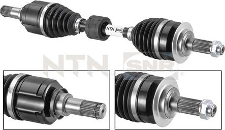 SNR DK77.007 - Приводной вал autospares.lv