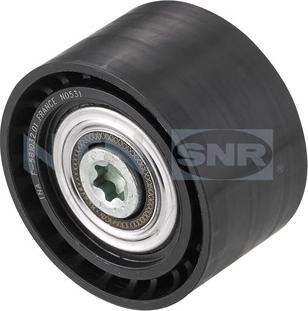 SNR GA350.100 - Ролик, поликлиновый ремень autospares.lv