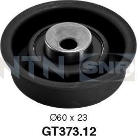 SNR GT373.12 - Натяжной ролик, зубчатый ремень ГРМ autospares.lv